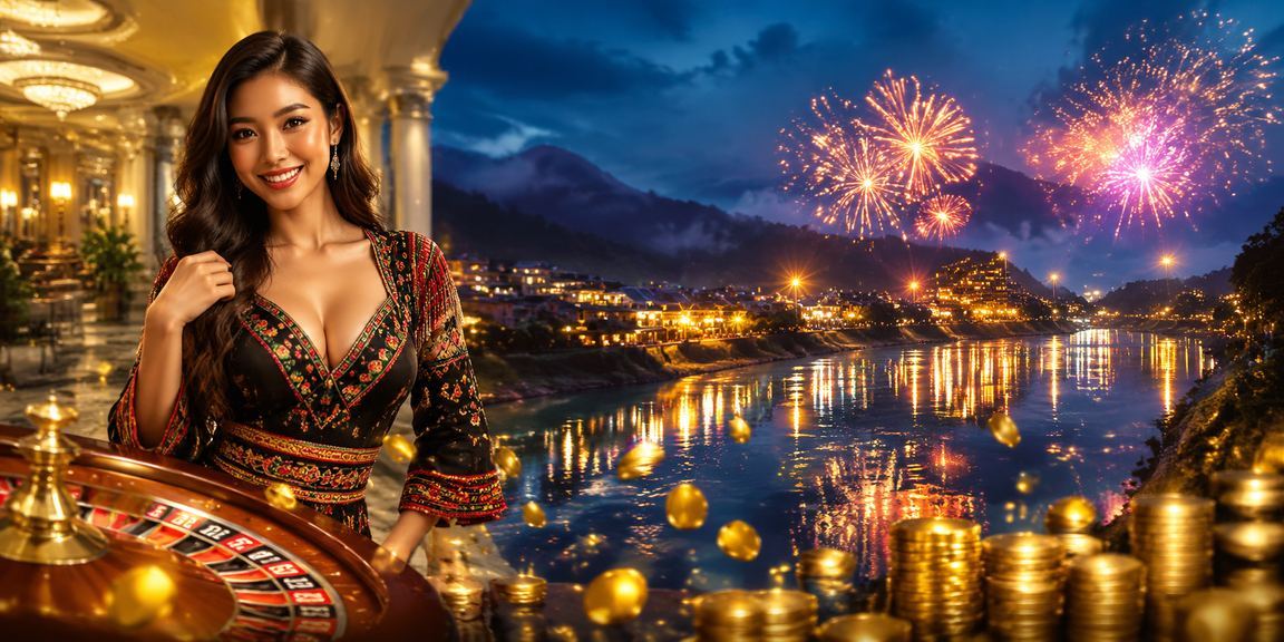 Minh họa cảnh chơi game có trách nhiệm với không khí lễ hội sôi động tại Sapa